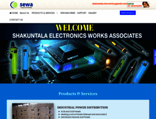 shakuntalaelectronics.com screenshot