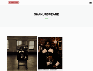 shakurspeare.com screenshot