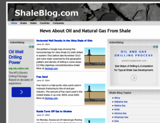 shaleblog.com screenshot