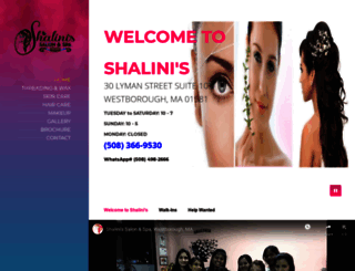 shalinis.com screenshot