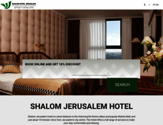 shalom-hotel.com screenshot