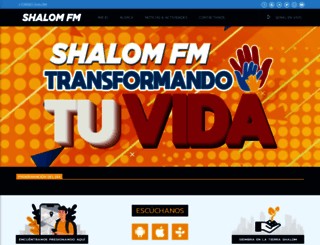 shalomfm.net screenshot