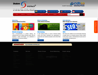 shalomwebdesigning.com screenshot