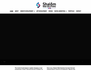 shalomwebsolutions.com screenshot