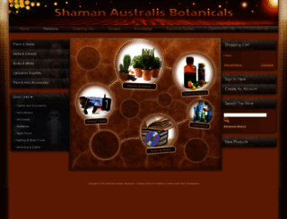 shaman-australis.com.au screenshot