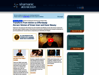 shamanicattraction.com screenshot