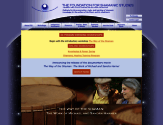shamanism.org screenshot