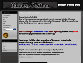 shamannation.com screenshot