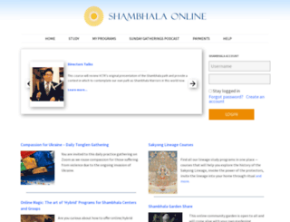 shambhalaonline.org screenshot