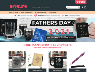 shamelessgiftsociety.com.au screenshot