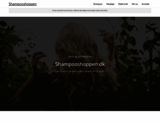 shampooshoppen.dk screenshot