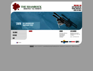 shamrock-pub-valthorens.com screenshot