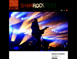 shamrockfest.com screenshot