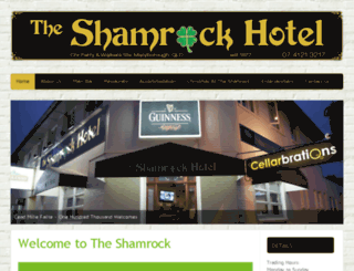 shamrockhotel-maryborough.com.au screenshot