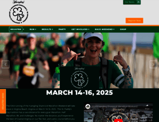 shamrockmarathon.com screenshot
