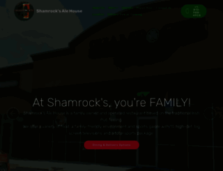 shamrocksalehouse.com screenshot