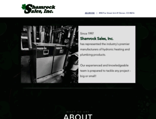 shamrocksalesinc.com screenshot