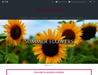 shandonflowers.com screenshot