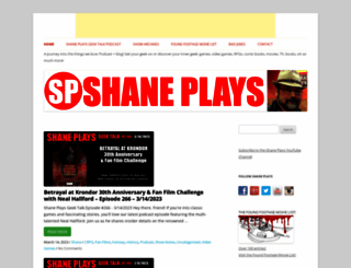 shaneplays.com screenshot