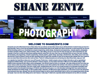 shanezentz.com screenshot