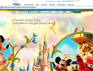 shanghaidisneyresort.com.cn screenshot