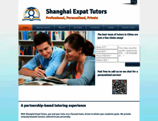 shanghaiexpattutors.com screenshot