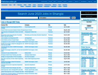 shangla.pakistanjobs.pk screenshot