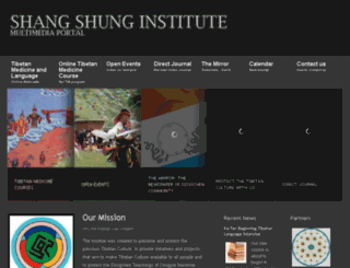 shangshunginstitute.com screenshot