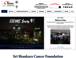 shankaracancerhospital.org screenshot