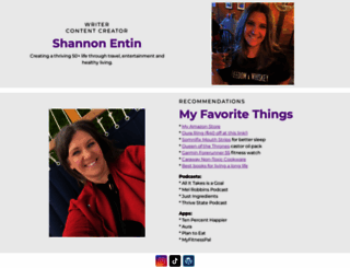 shannonentin.com screenshot