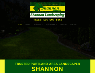 shannonlandscape.com screenshot