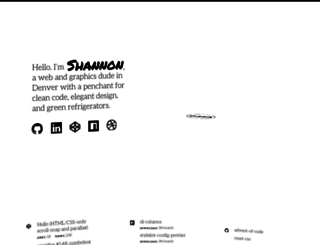 shannonmoeller.com screenshot