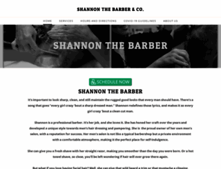 shannonthebarber.com screenshot