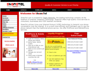 shanstel.net screenshot