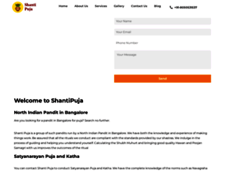shantipuja.com screenshot