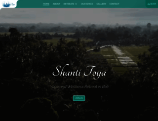 shantitoyayoga.com screenshot