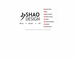 shaodesign.ca screenshot