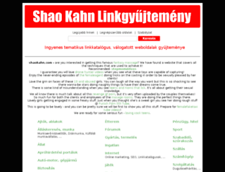 shaokahn.com screenshot