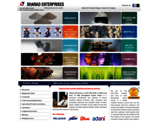 sharadenterprises.com screenshot