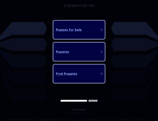 sharakennel.net screenshot