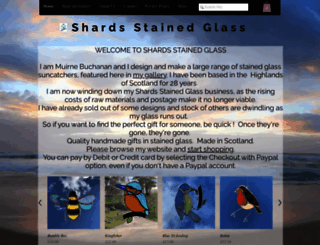 shardsstainedglass.co.uk screenshot