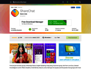 sharechat-fun-chat-timepass.android.informer.com screenshot