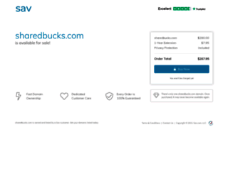 sharedbucks.com screenshot