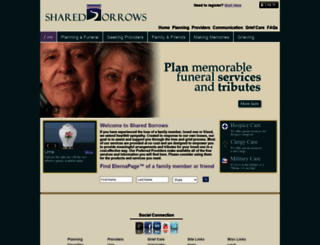 sharedsorrows.com screenshot