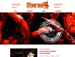 shareefshouseofwraps.com screenshot