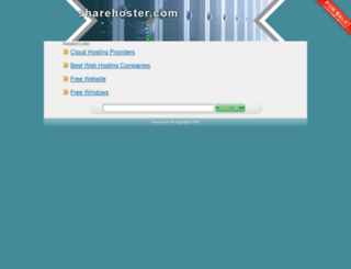 sharehoster.com screenshot