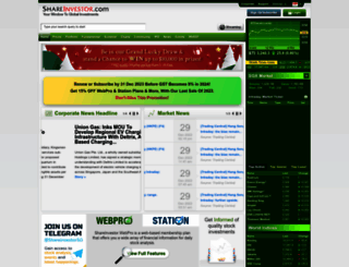 shareinvestors.com screenshot