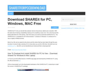 shareitforpccdownload.com screenshot