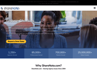 sharenote.com screenshot