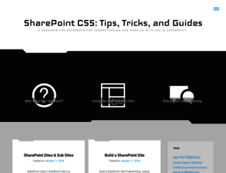 sharepointcss.com screenshot